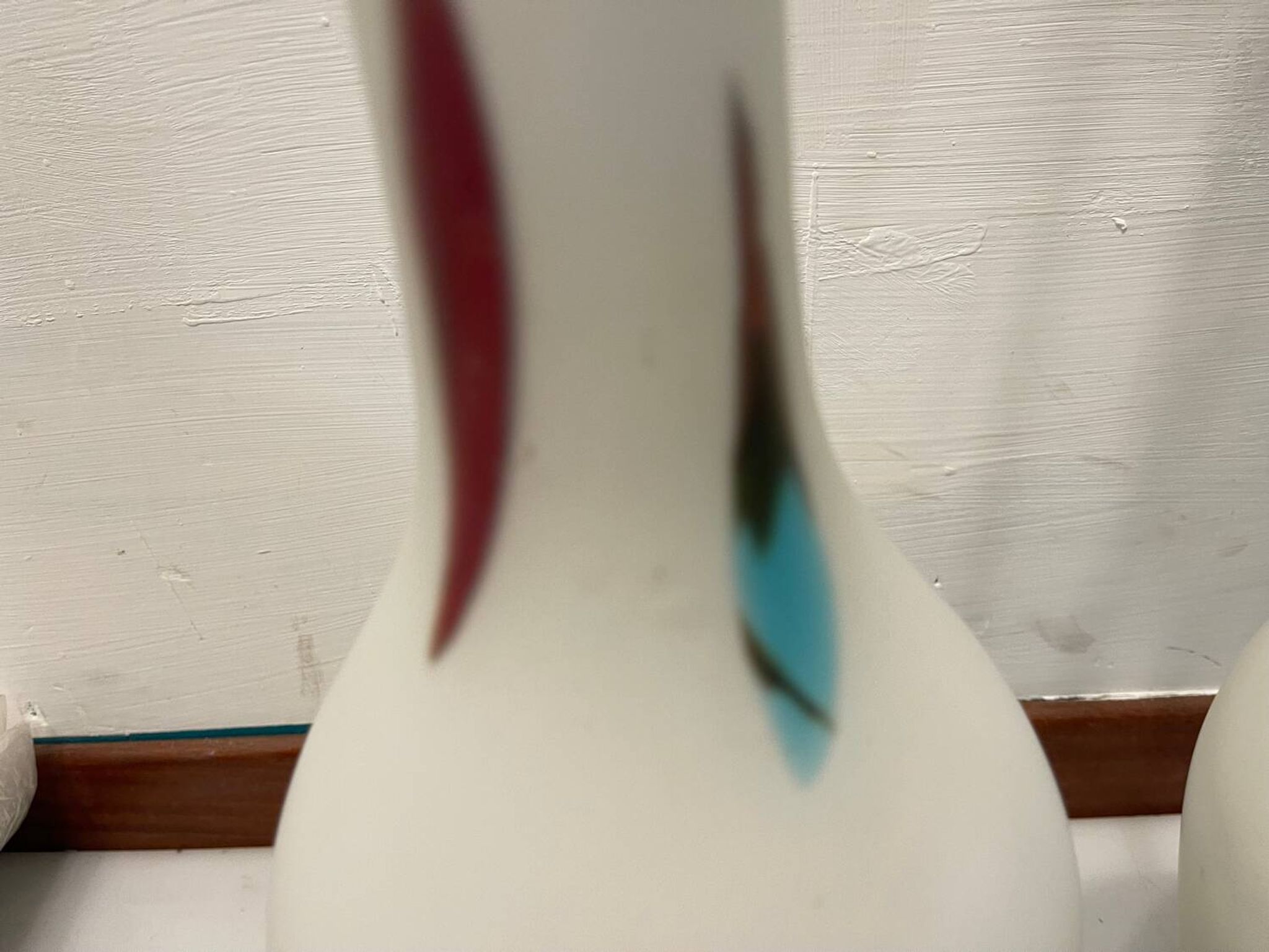 Lot de 2 suspensions en verre de Murano par De Mayo