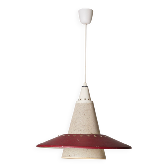 Suspension en métal perforé nieck hiemstra, 1950s
