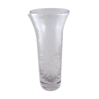 Vase en verre bullé - vers 1960