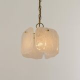 1 of 3 Small Murano glass pendant by Kalmar, Germany, 1960s