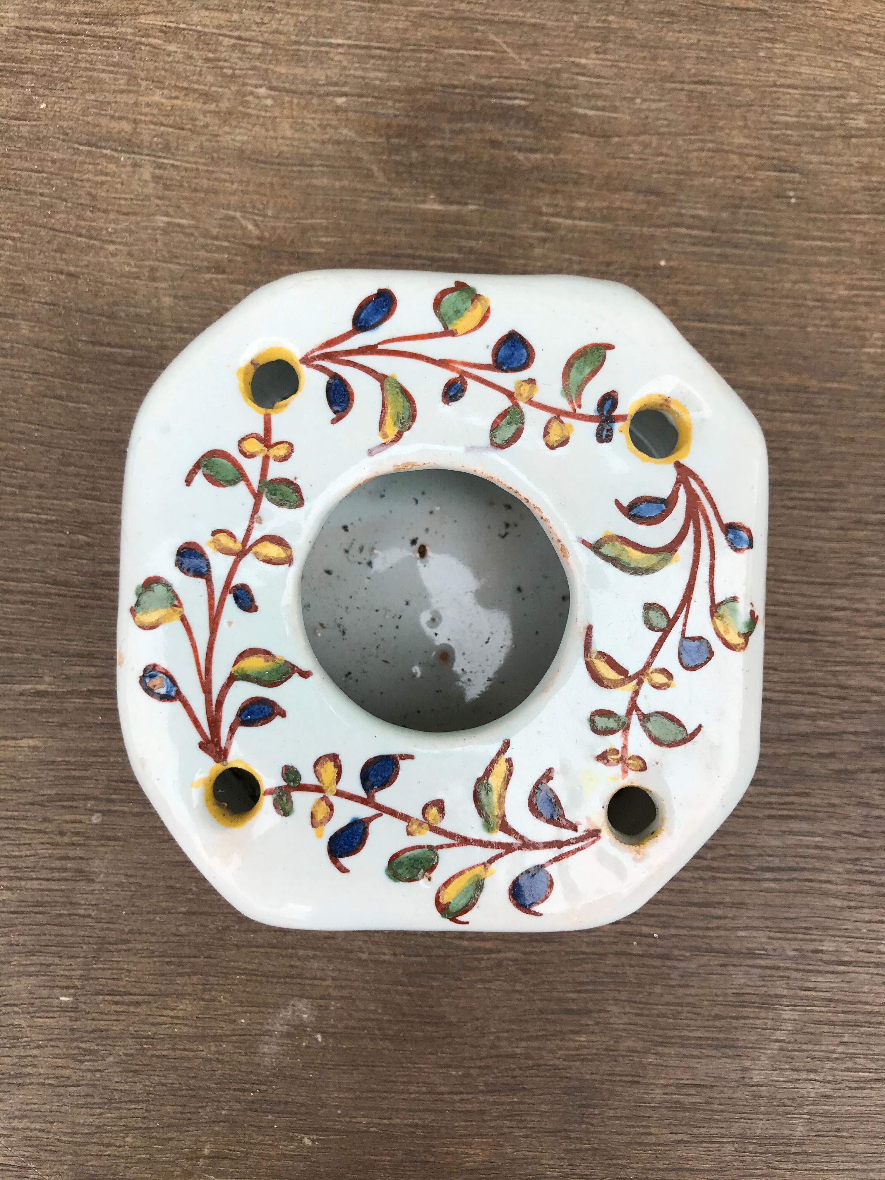 encrier faience sinceny 18 eme