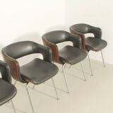 Set of six Oxford chairs by Martin Grierson for Arflex, 1963