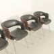 Ensemble de six chaises Oxford de Martin Grierson pour Arflex, 1963