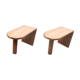 Bench table end of sofa wood Scandinavian design