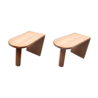 Bench table end of sofa wood Scandinavian design