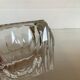 Hexagonal faceted ashtray vide poche Val Saint Lambert