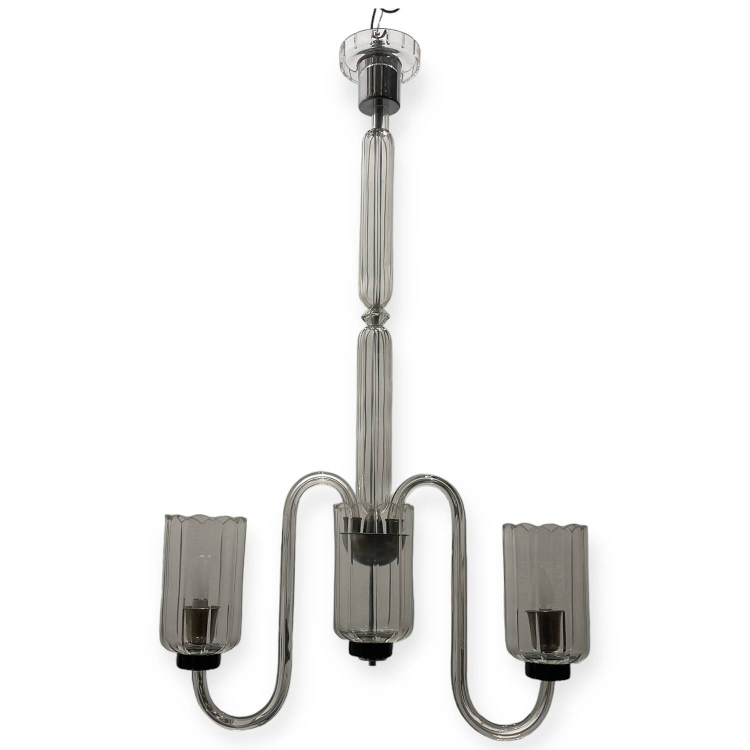 Large Art Deco Murano Glass Chandelier 1950’s