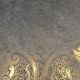 Vintage oriental silver-plated tea tray – Ø 60 cm
