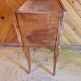 Bedside table with curved legs
