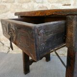 Night table, solid wood bedside, seventeenth century