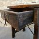 Table de nuit, chevet en bois massif, époque XVIIème