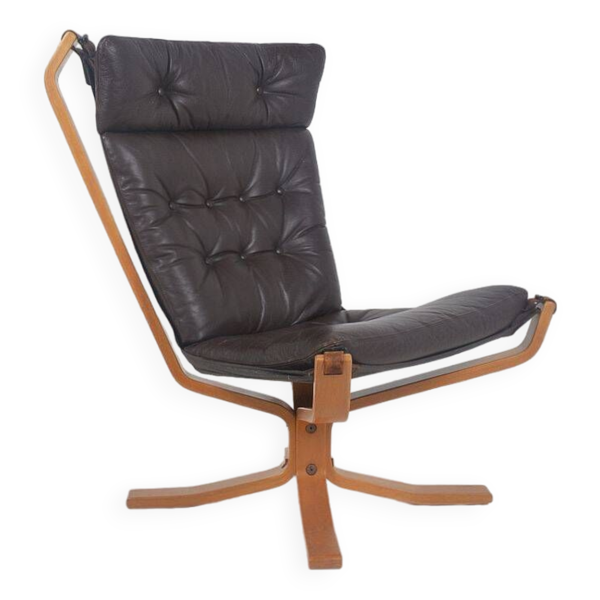 Danish Superstar armchair by Genega Møbler, high model, 1970s