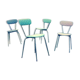Set of four vintage chairs from the 1960s.