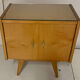 Vintage bed and bedside