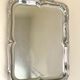 Baroque stainless steel tray Alessi