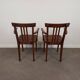 Paire de fauteuils bridge en bois