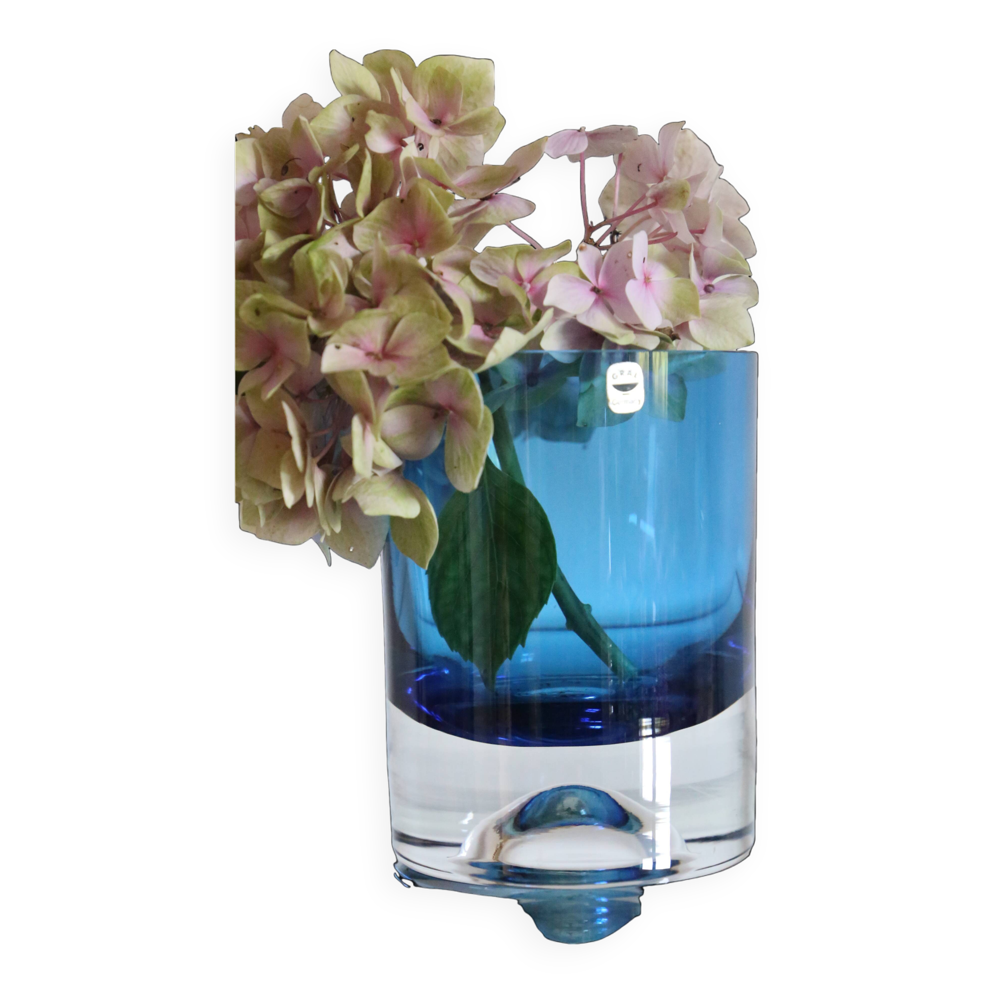 Gral Germany vase, 1965, blue, vintage