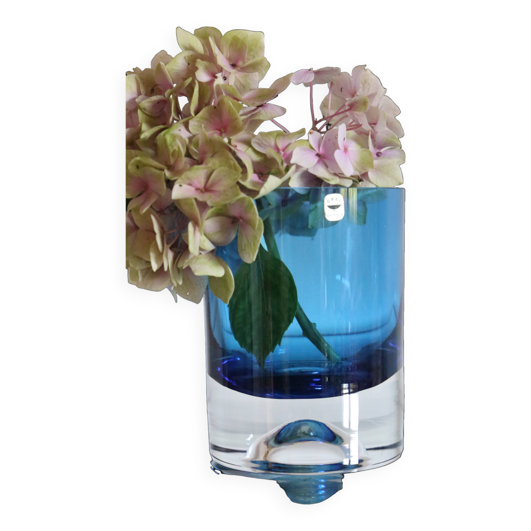 Gral Germany vase, 1965, blue, vintage