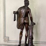Apollo Belvedere, bronze after the antique, foundry mark, Jaboeuf and Rouard, Paris