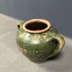 Dark green jug enamelled