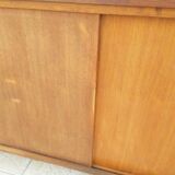 Vintage oak veneer line buffet (2)