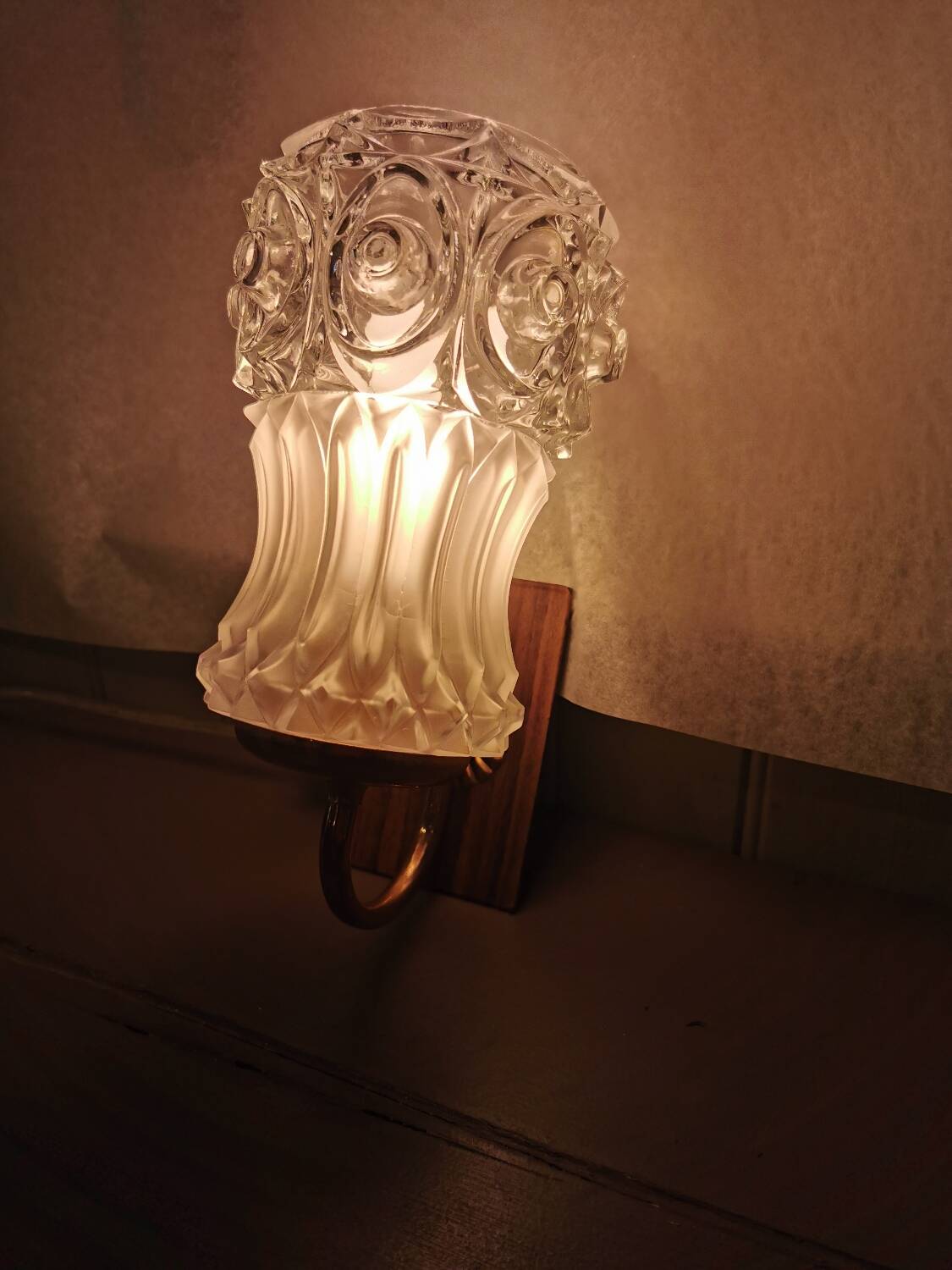 Pair of vintage 60s wall lights