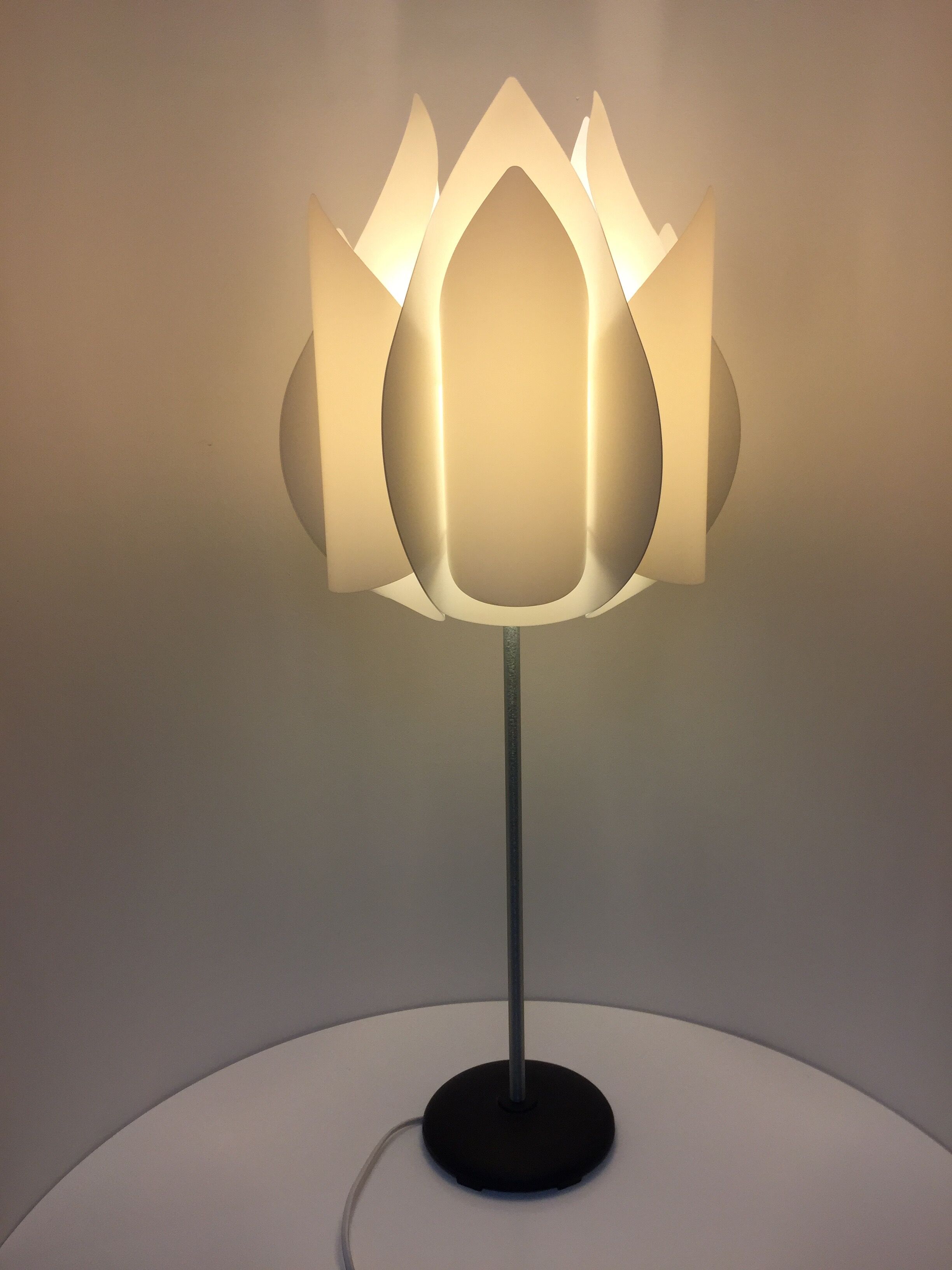 Tulip lamp, Knappa Tulpan, Ikea vintage design, year 1970
