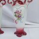 Paire d'anciens vases en barbotine d'Onnaing