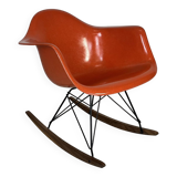 Eames Herman Miller RAR rocking chair in salmon
