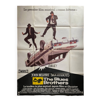 Affiche cinéma originale "The Blues Brothers" John Belushi, Dan Aykroyd 120x160cm 1980