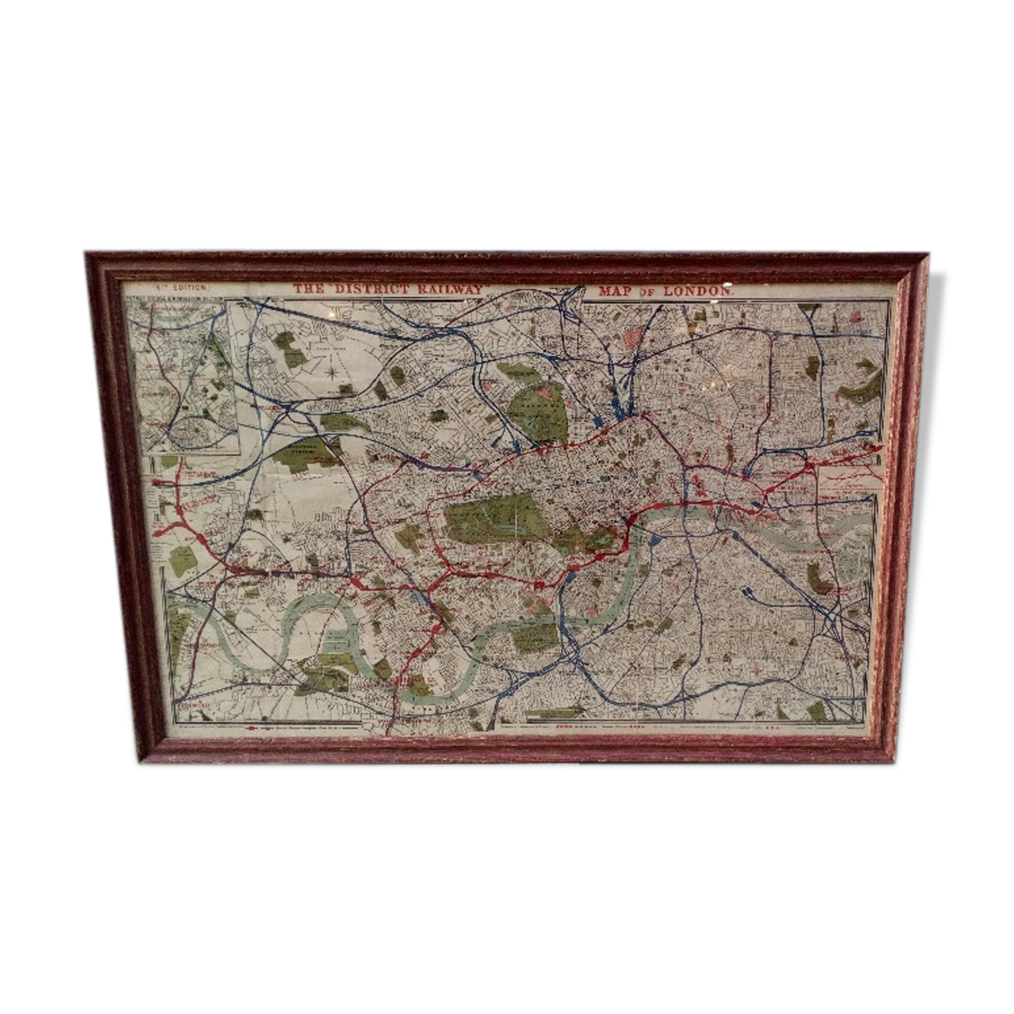 Plan of the London transport original 1900