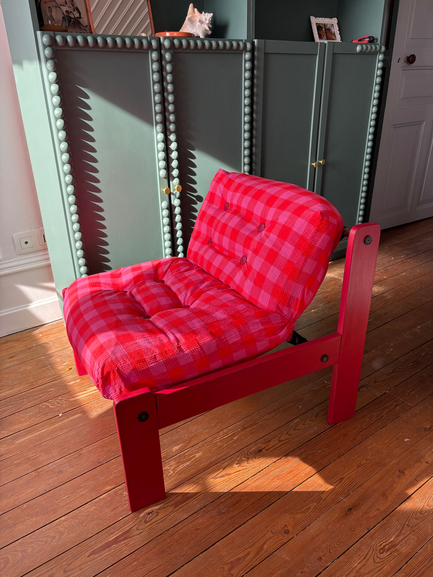 Scandinavian armchair - 1970s brutalist