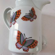 Vintage Wunsiedel Bavaria Porcelain coffee pot – butterfly motifs
