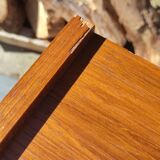 Buffet or vintage bar compass feet and casters