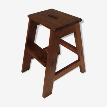 Tabouret escabeau en bois