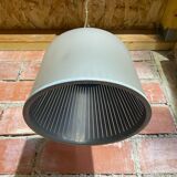 Antique grey metal pendant light with vintage dimmer