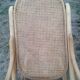Rocking-chair en bois de cannage