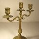 Chandelier trois feux en laiton
