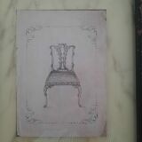 Framed engraving