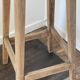 Vintage Oak Workbench Stool