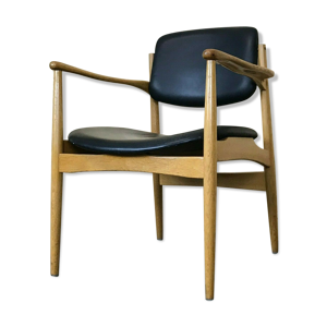 fauteuil danois chêne