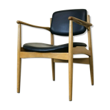 Danish armchair oak Eiche Denmark 60s