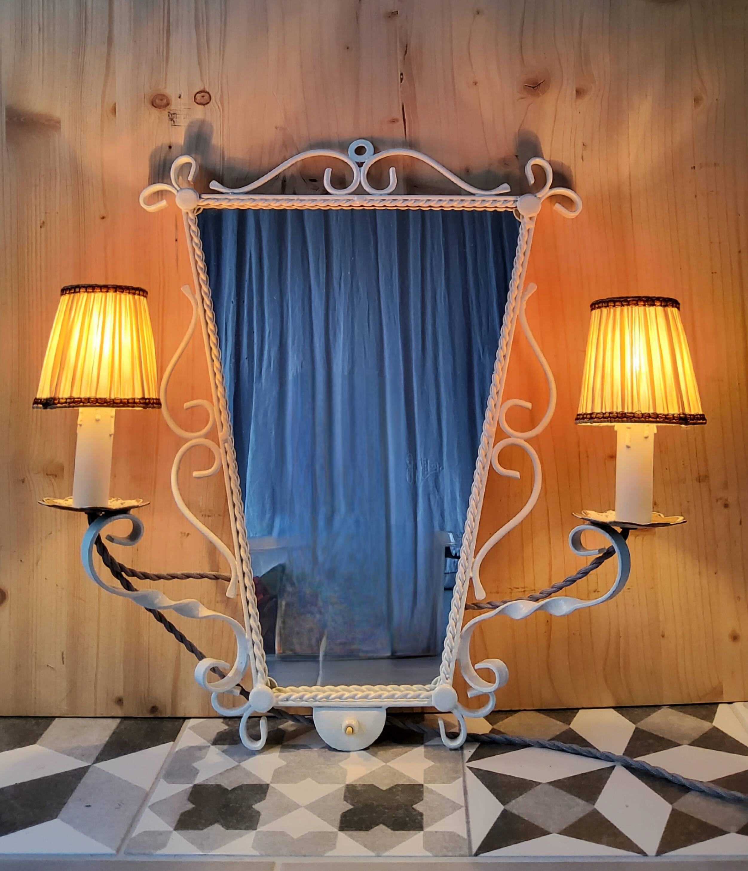 Wall-mounted mirror