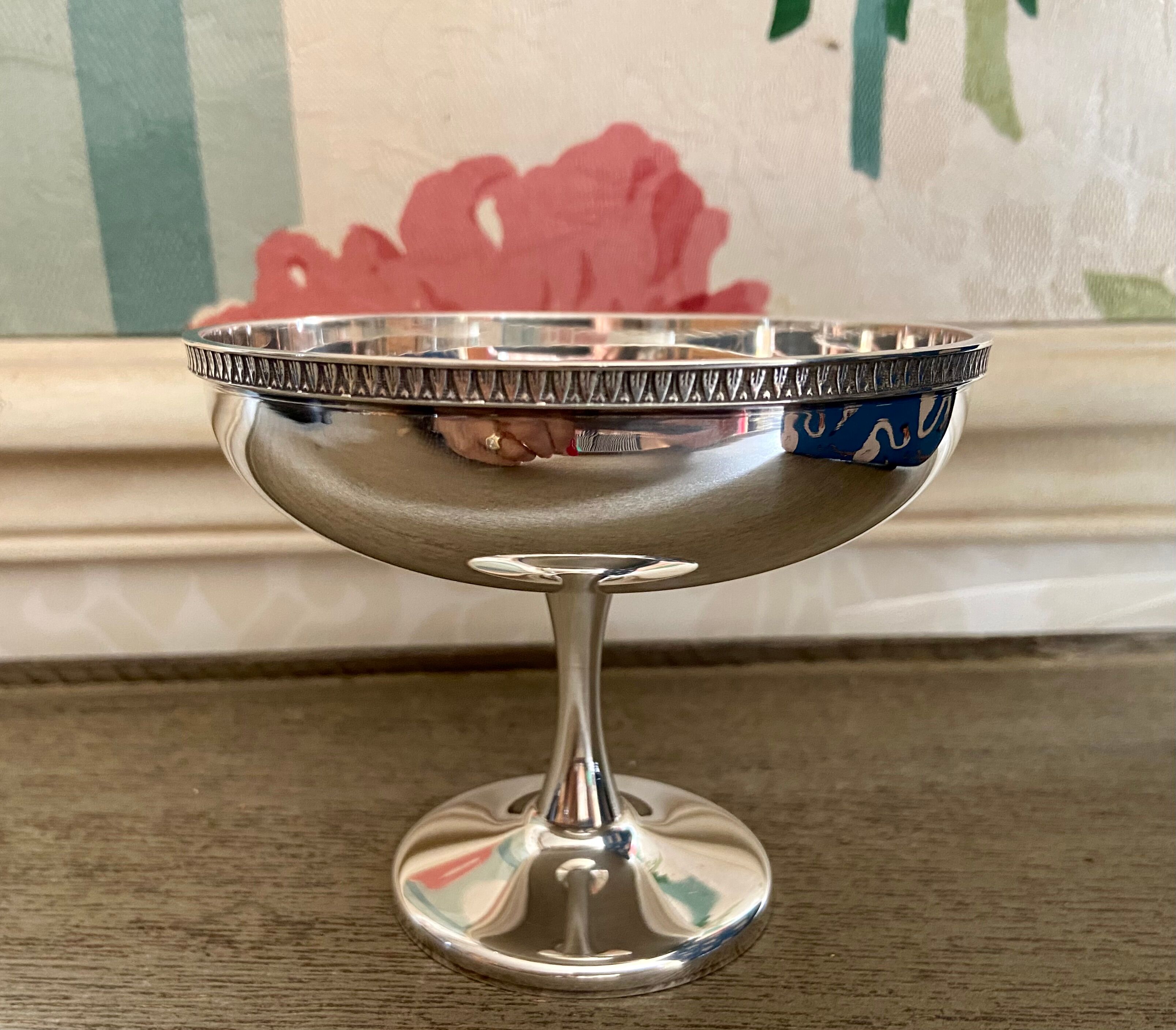 Small Silver Metal Cup