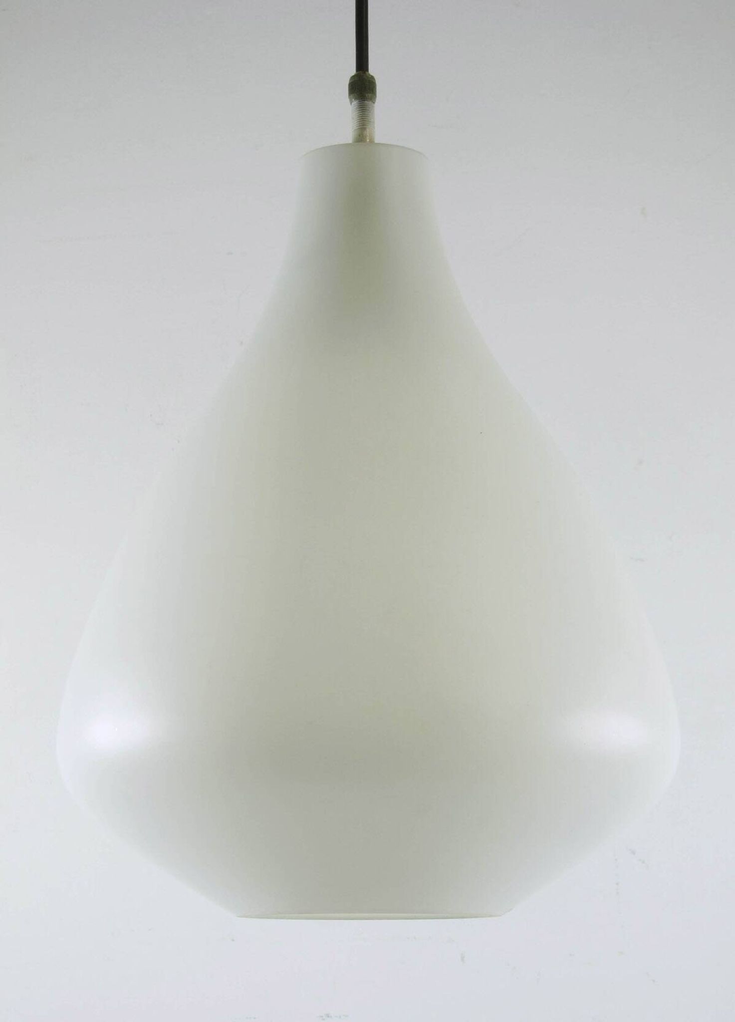 Lisa Johansson-Pape Vintage Opal Glass Pendant – Finnish Mid-Century Light