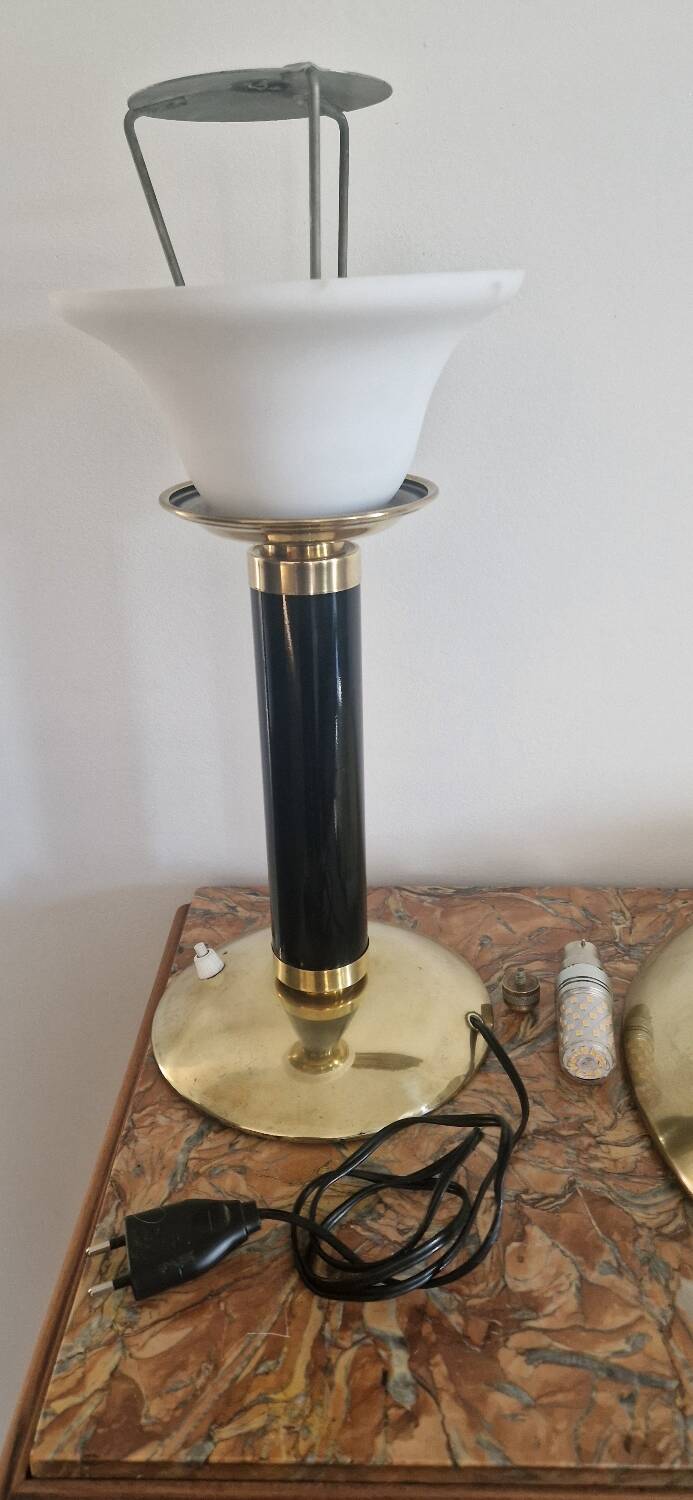 JUMO 350 Grand Luxe lamp - Brass and plexiglass - 1960s