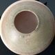 Vintage studio pottery signed - Variegated green and raw earth