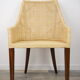 Lot de 6 chaises en rotin et bois
