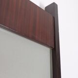 Vintage 60's wall mirror in rosewood italian design