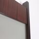 Vintage 60's wall mirror in rosewood italian design